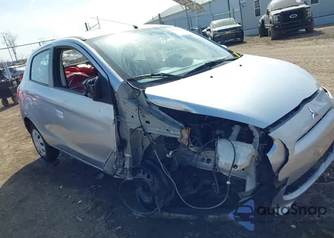 2014 Mitsubishi Mirage De from USA, damaged, VIN ML32A3HJ9EH013698